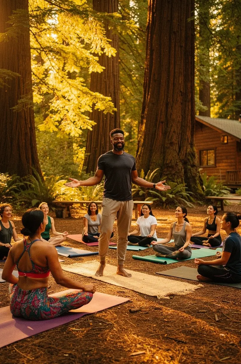 Community members enjoying a cultural event together.